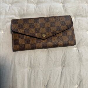 Louis Vuitton Brown Checkered Wallet